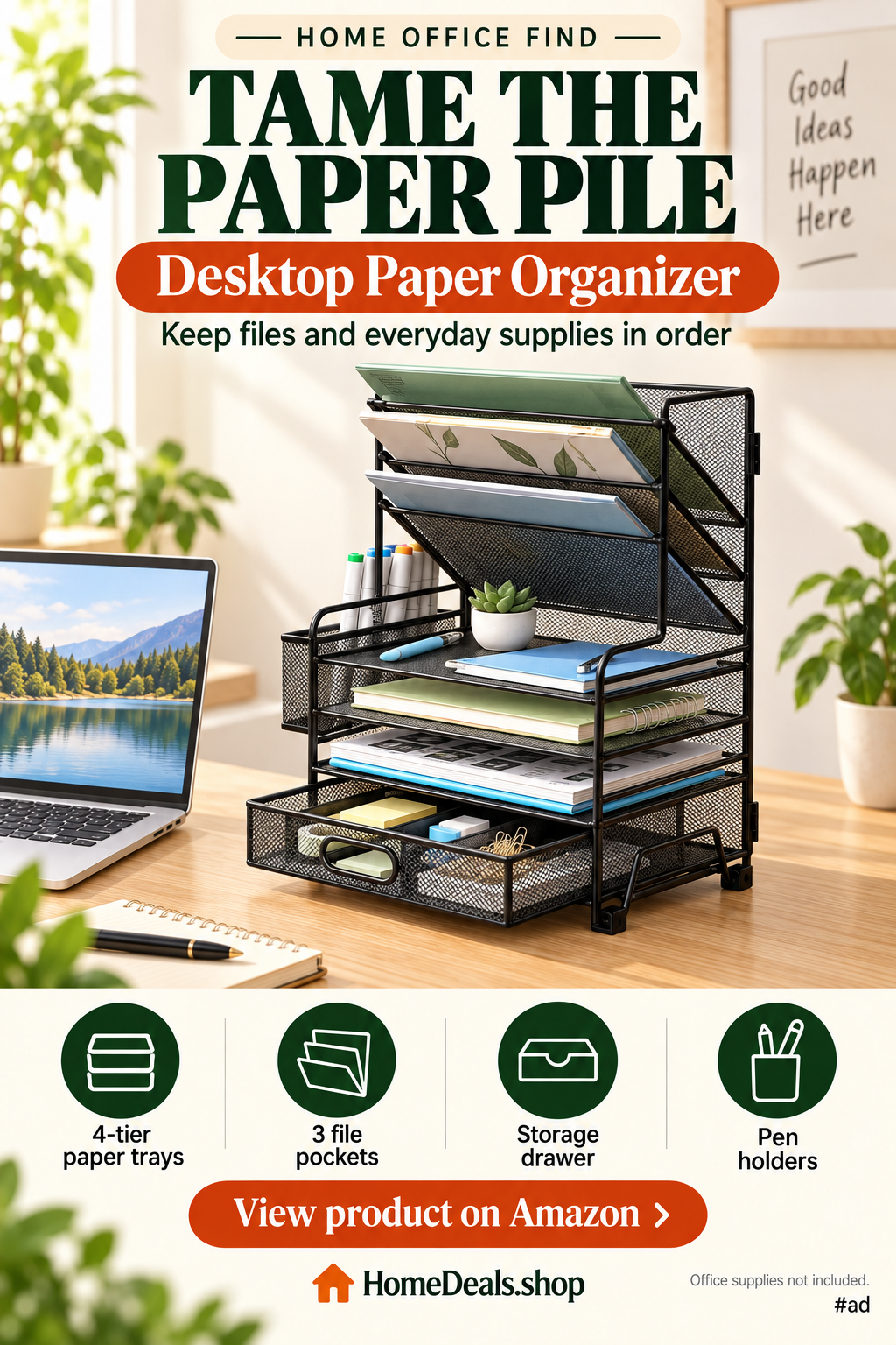 Desktop Paper Organizer