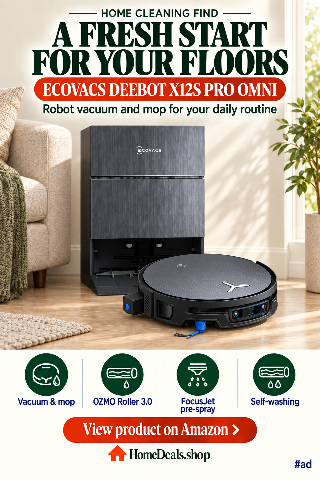Robot Vacuum and Mop