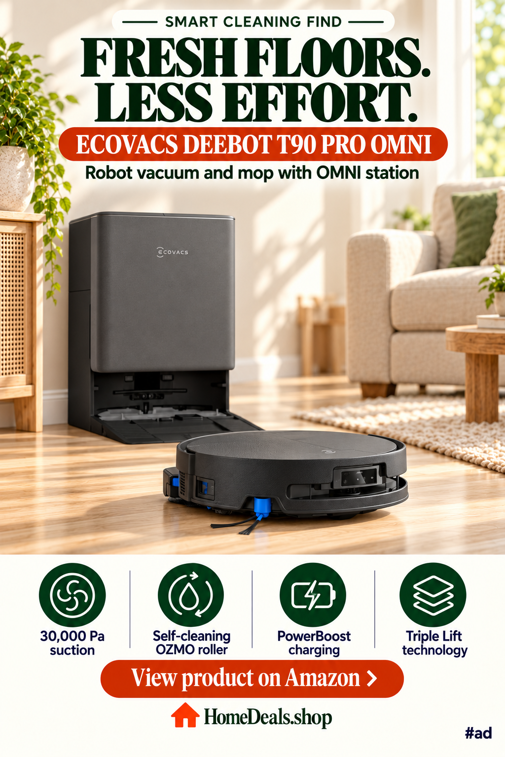 Robot Vacuum with OMNI Station