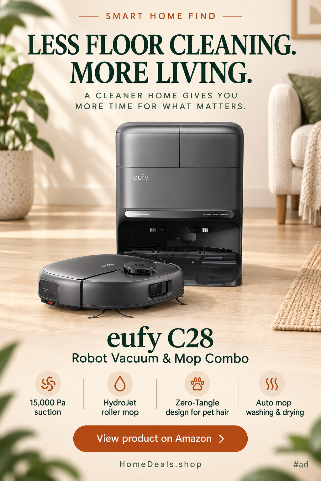 Robot Vacuum & Mop Combo